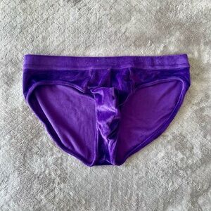 Vibrant Purple Men's Briefs by 2xist, large, velour